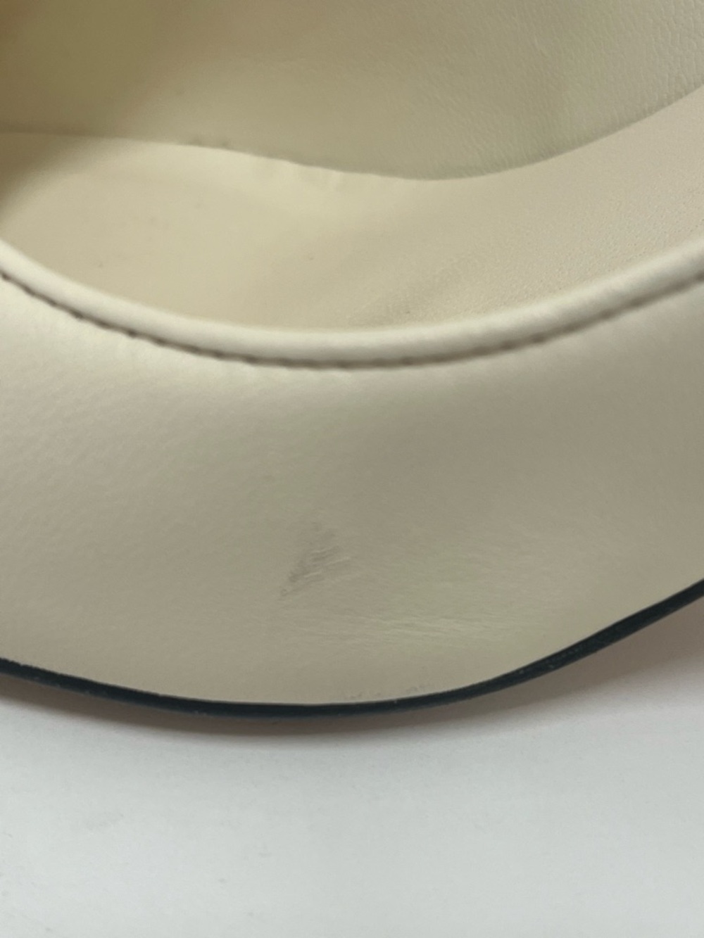 CHANEL Cream and Black Cap-Toe Mid Heel Pumps 35.5 - Picture 6 of 9